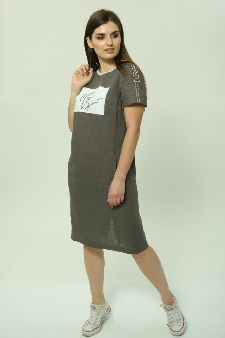 Платье MALI 4111 серый размер 46-54 #3