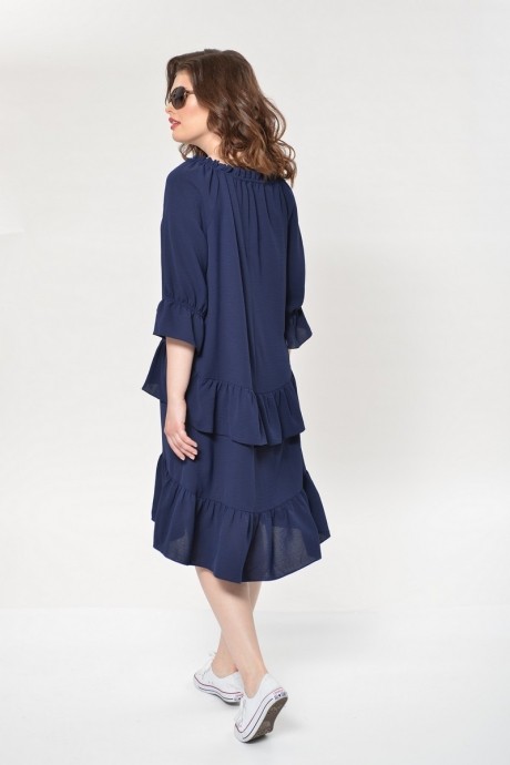Платье MALI 499 тёмно-синий размер 46-52 #6