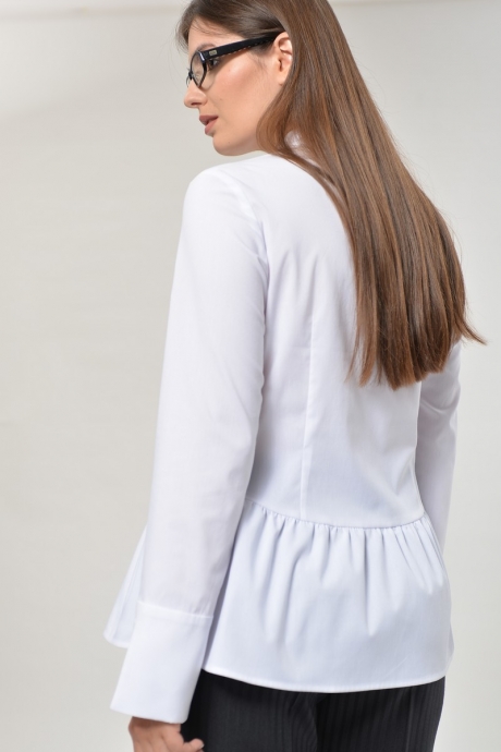 Блузка MALI 619 белый размер 46-52 #6