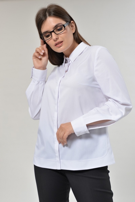 Блузка MALI 622 белый размер 48-60 #3