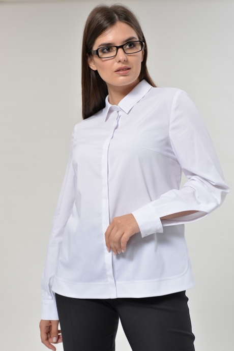Блузка MALI 622 белый размер 48-60 #4