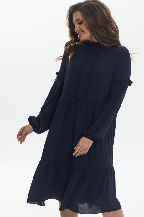 Платье MALI 420-088 синий размер 46-56 #5