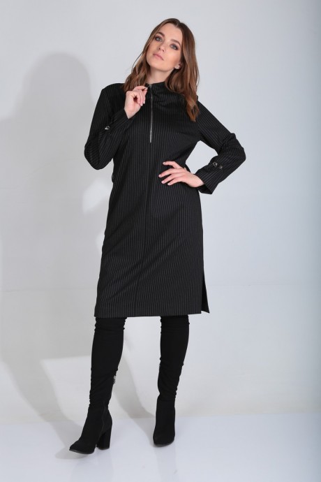 Платье MALI 420-106 чёрный размер 48-58 #4