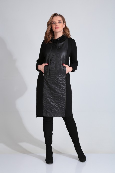 Платье MALI 420-124 чёрный размер 50-58 #4