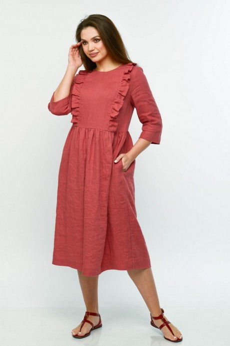 Платье MALI 421-041 розовый размер 46-50 #6