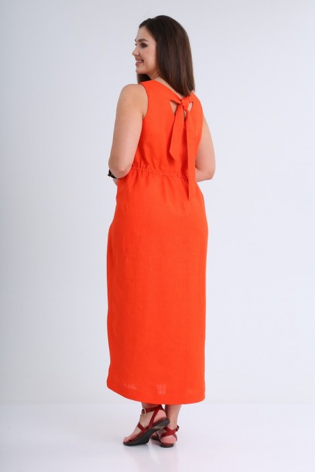 Платье MALI 421-054 оранжевый размер 46-54 #8
