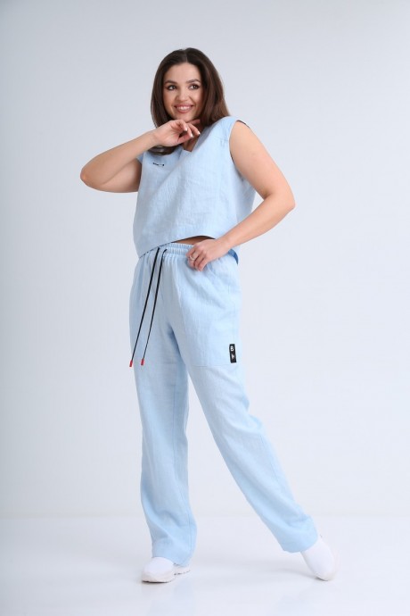 Спортивный костюм MALI 721-029 голубой размер 44-52 #2