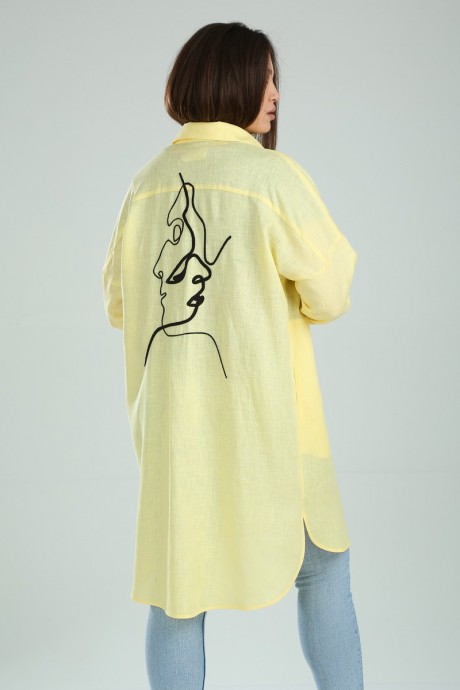 Блузка MALI 621-004 жёлтый размер 48-58 #8