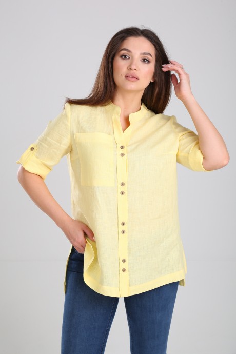 Блузка MALI 621-064 светло-жёлтый размер 48-62 #2