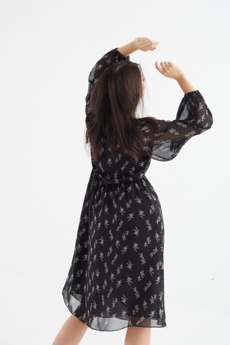Платье MALI 421-080 чёрный размер 48-60 #6