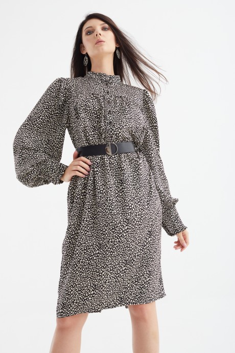 Платье MALI 421-088 леопард размер 46-60 #6