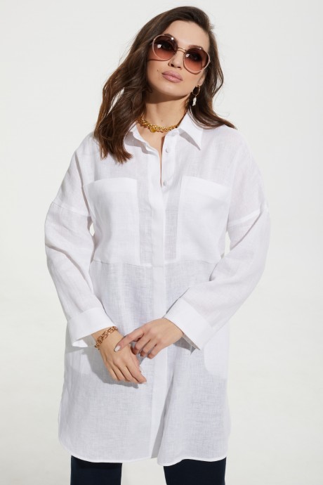 Рубашка MALI 622-031 белый размер 48-58 #1