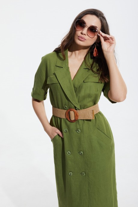 Платье MALI 422-024 зеленый размер 48-58 #4