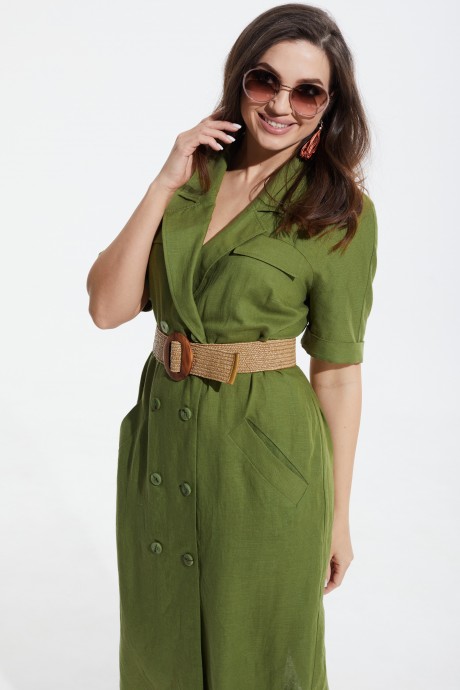 Платье MALI 422-024 зеленый размер 48-58 #5