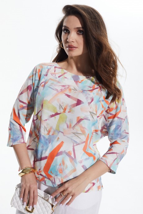 Блузка MALI 622-060 радуга размер 48-58 #6