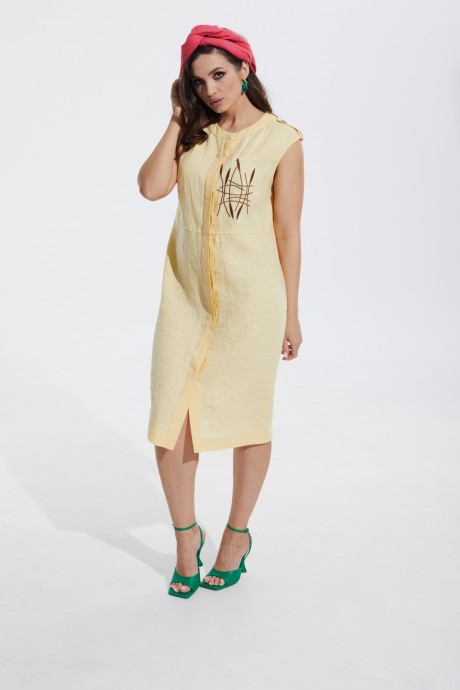 Платье MALI 422-029 желтый размер  #5