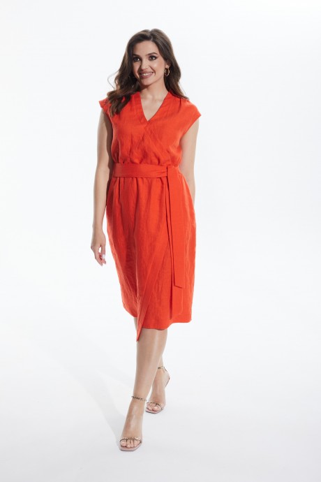 Платье MALI 422-034 оранжевый размер 48-56 #2