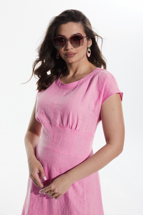 Платье MALI 422-061 розовый размер 46-54 #5