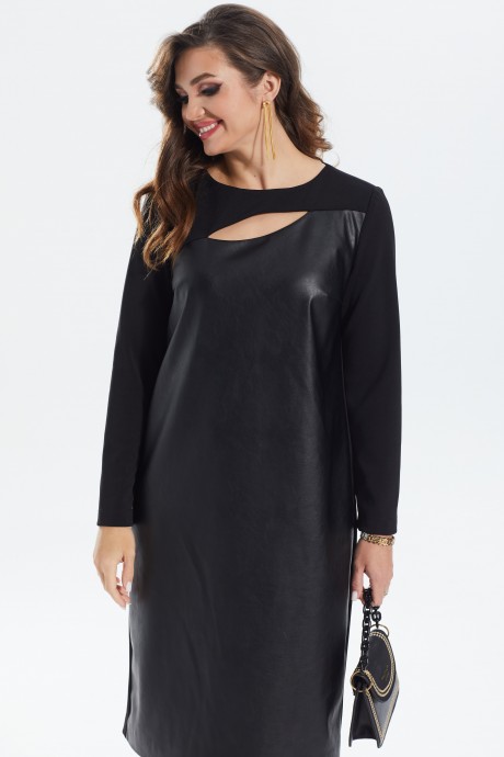 Платье MALI 422-095 черный размер 46-56 #6