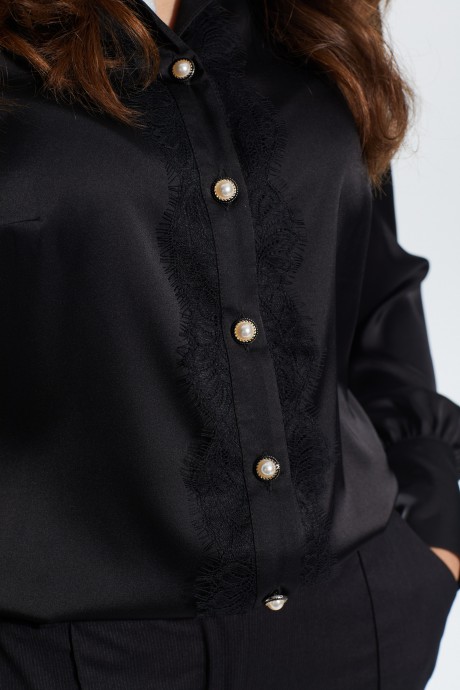 Блузка MALI 622-091 черный размер 48-58 #5