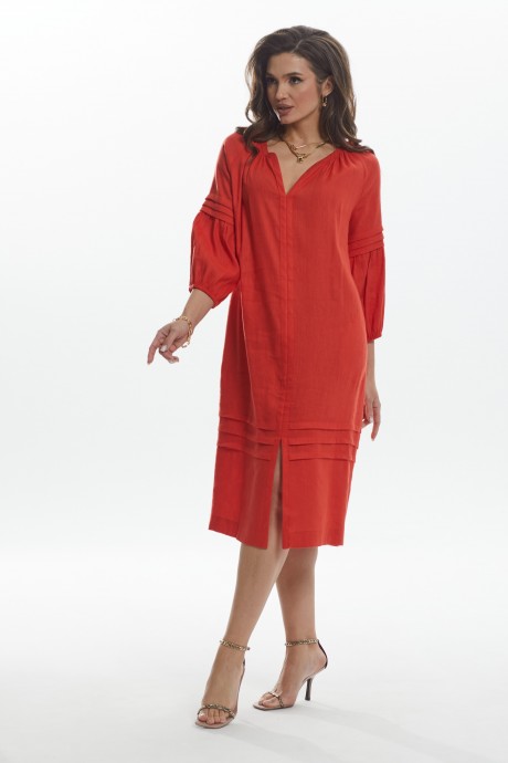 Платье MALI 422-066 красный размер 48-58 #1