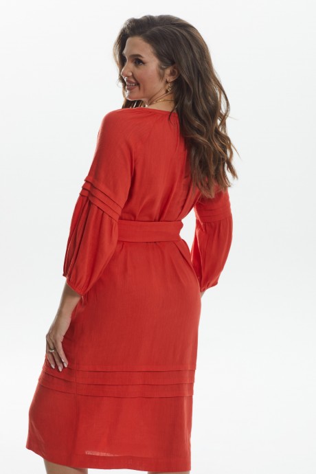 Платье MALI 422-066 красный размер 48-58 #7