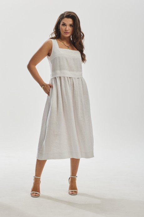 Платье MALI 423-011 белый размер 46-54 #1