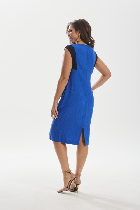 Платье MALI 423-014 синий размер 48-58 #6