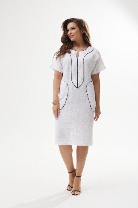 Платье MALI 423-034 белый размер 48-58 #3