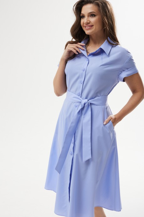 Платье MALI 423-035 голубой размер 46-58 #4