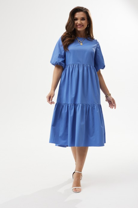 Платье MALI 423-012 голубой размер 46-56 #2