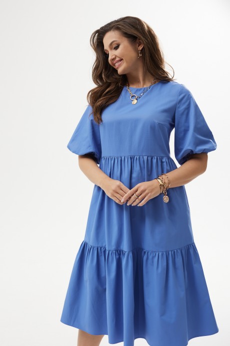 Платье MALI 423-012 голубой размер 46-56 #3