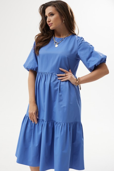 Платье MALI 423-012 голубой размер 46-56 #4