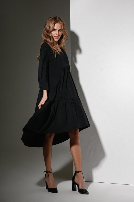 Платье Lokka 541 цвет «черной икры» размер 44-52 #2