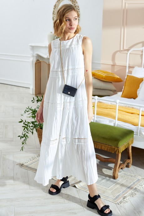 Платье Lokka 805 белый размер 44-50 #3