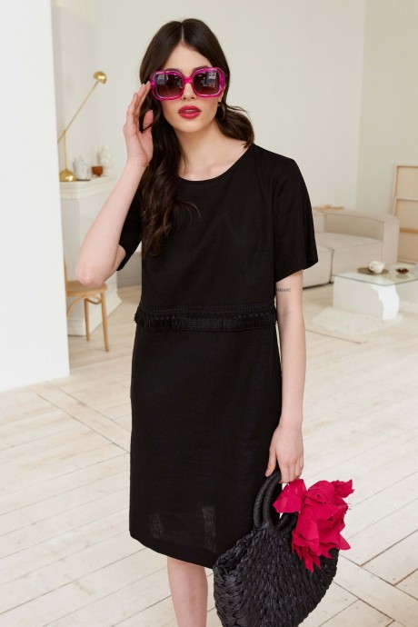 Платье Lokka 1164 черный размер 44-48 #4