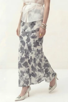 Юбка Lokka 1847 белый, серый