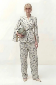 Брючный костюм Lokka 1851 двойка серый, голубой