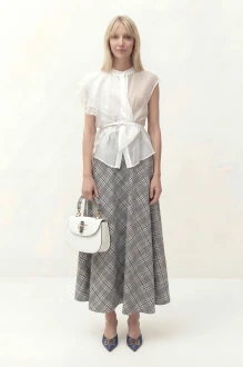 Юбка Lokka 1849 серая клетка