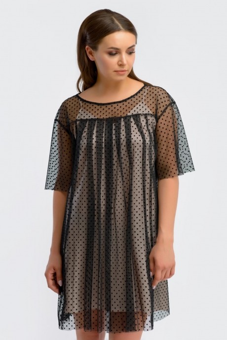 Вечернее платье LIBERTY 118 бежевый/черный размер 42-52 #3