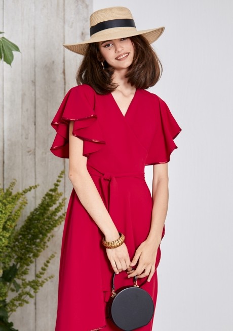 Вечернее платье Rivoli 7004 красный размер 42-50 #1