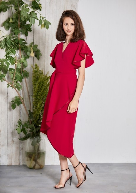 Вечернее платье Rivoli 7004 красный размер 42-50 #3