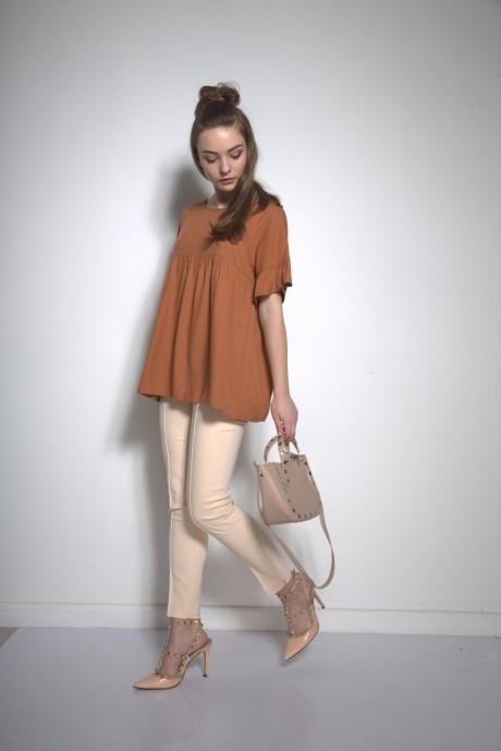 PUR PUR 01-570 кирпичный/беж #3