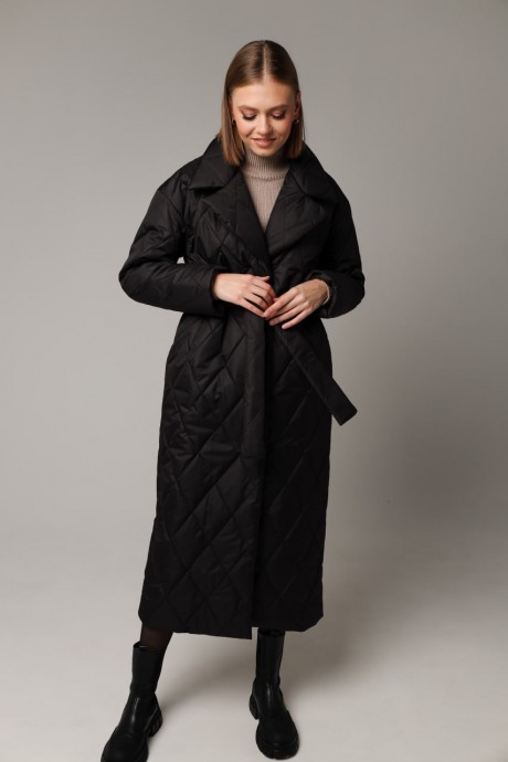 Пальто PUR PUR 11-004 черный размер 42-48 #3