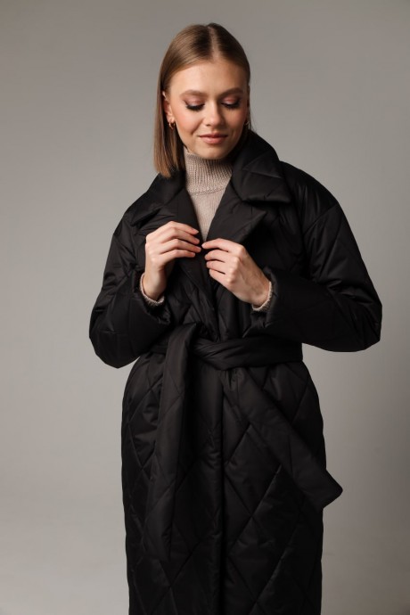 Пальто PUR PUR 11-004 черный размер 42-48 #5