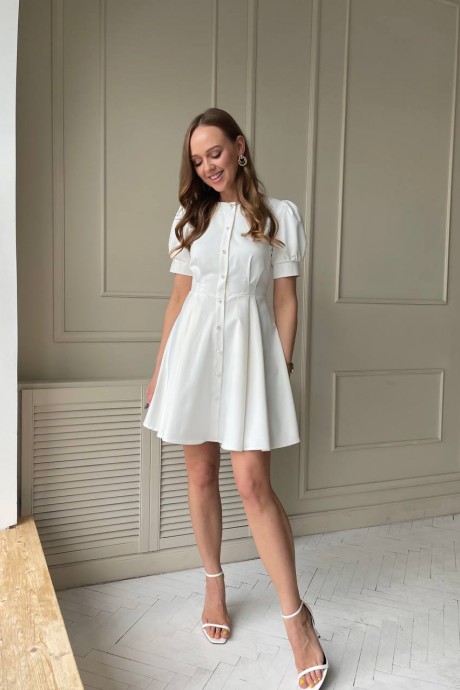 Платье PUR PUR 11-204/2 белый размер 42-44 #1
