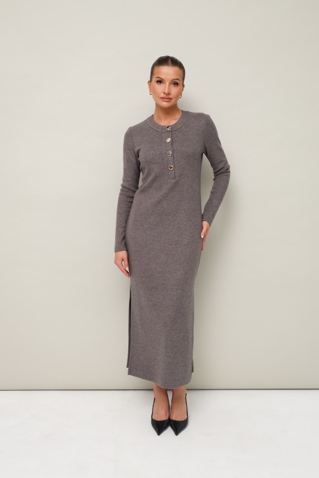 Платье PUR PUR 11-316 /1 серый размер 42-48 #1