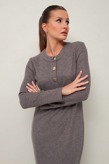 Платье PUR PUR 11-316 /1 серый размер 42-48 #4