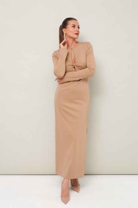 Платье PUR PUR 11-348 /1 бежевый размер 42-46 #2