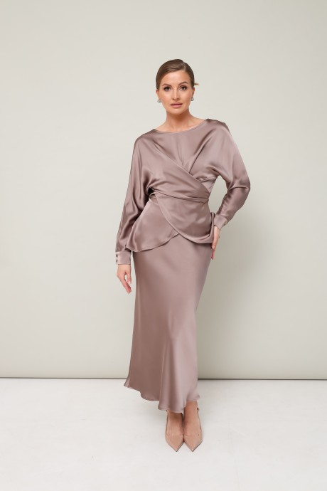 Костюм/комплект PUR PUR 11-345 /12 темный беж размер 42-48 #2